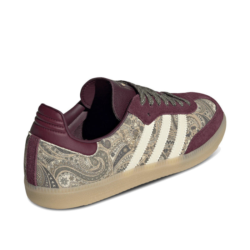 Adidas Women's Liberty London x Samba OG Maroon Warm Vanilla KH9802