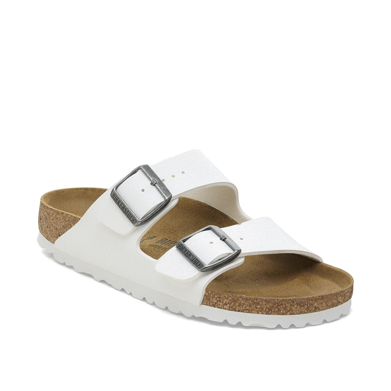 Birkenstock Arizona Birko-Flor White Standard Width Women's Sandals 552681