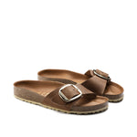 Birkenstock Madrid Big Buickle Oiled Leather Cognac 1006525