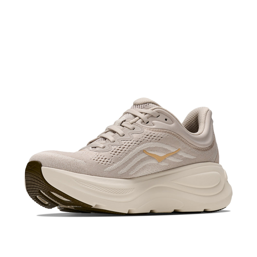 Hoka Bondi 9 River Rock Grey Alabaster Women's Running Shoes 1162012-RRCK