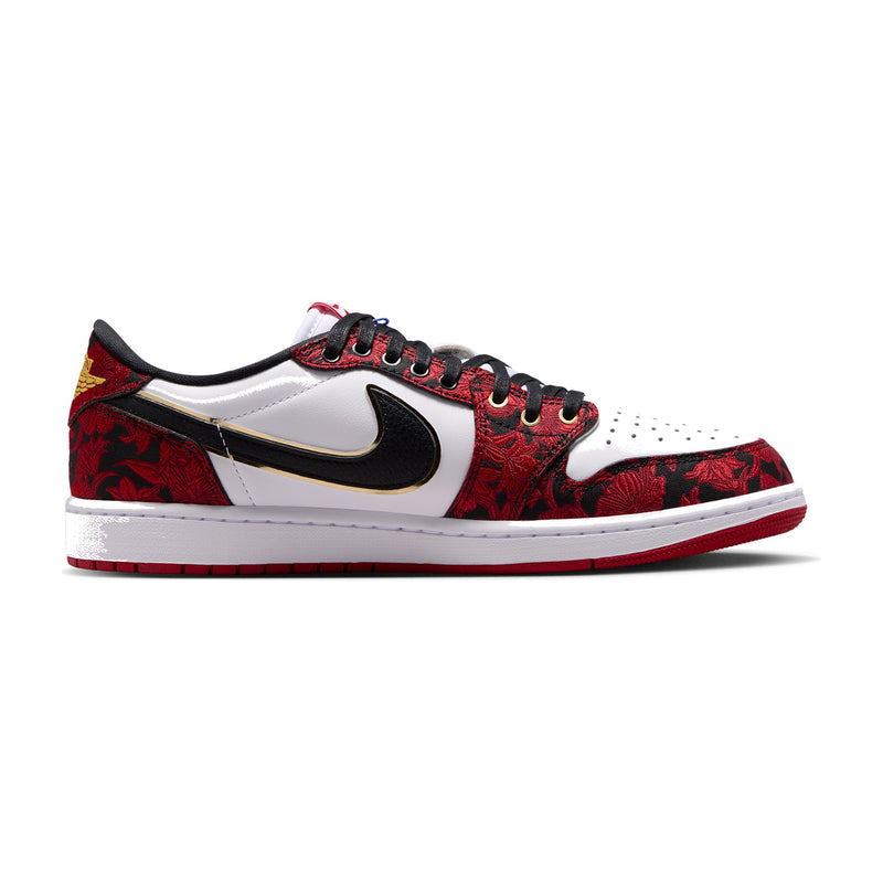 Jordan 1 Retro Low OG Black/Varsity Red/Summit White Men's Sneakers IR0088-001