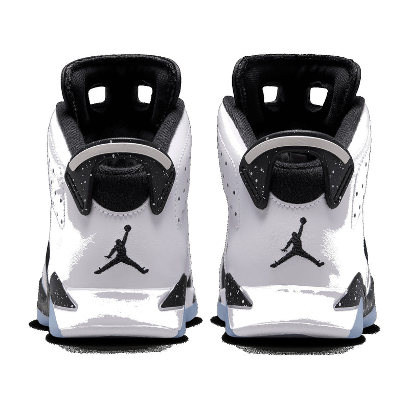 Jordan 6 Retro White/Black Little Kids' PS Sneakers DV3605-108