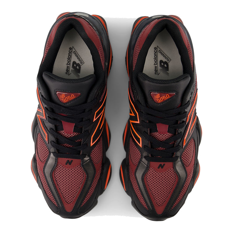 New Balance 9060 Black True Red Men's Sneakers U9060BLA