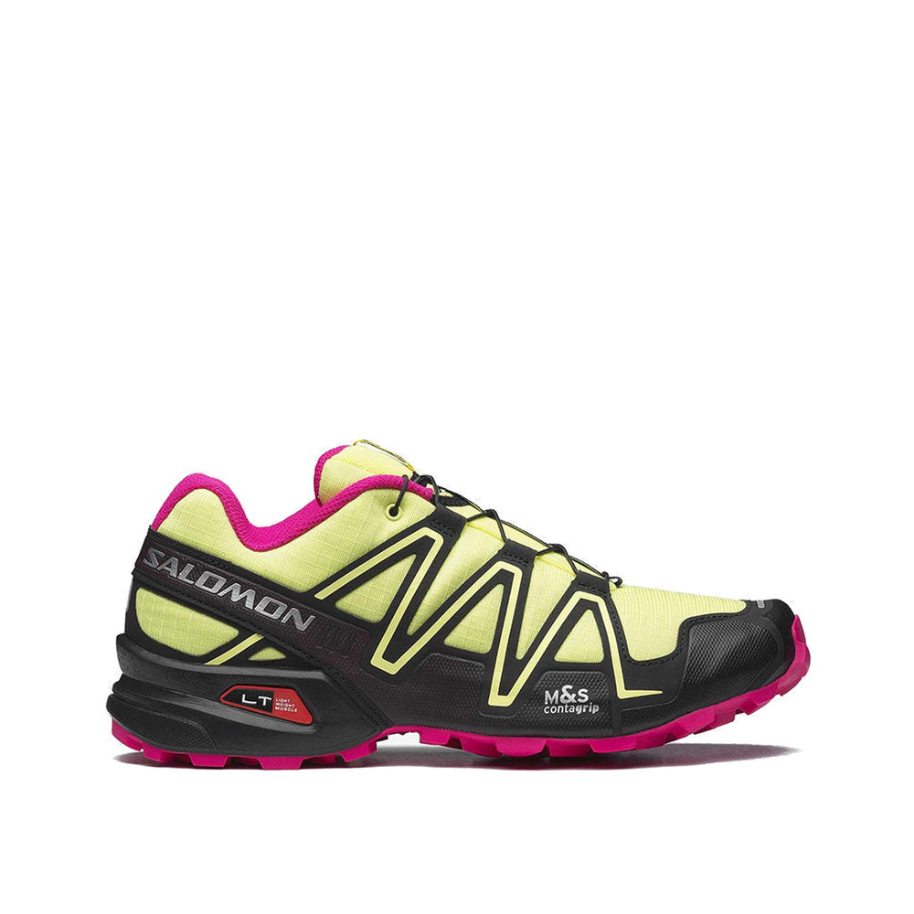 Salomon Men's Speedcross 3 Sun Lime Black Pink Yarrow L49147800