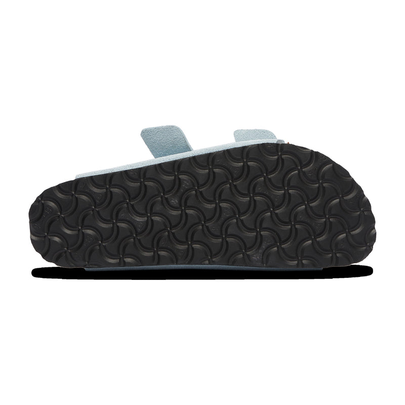 Birkenstock Arizona Suede Leather Baby Blue Narrow Width Women's Sandals 1029310