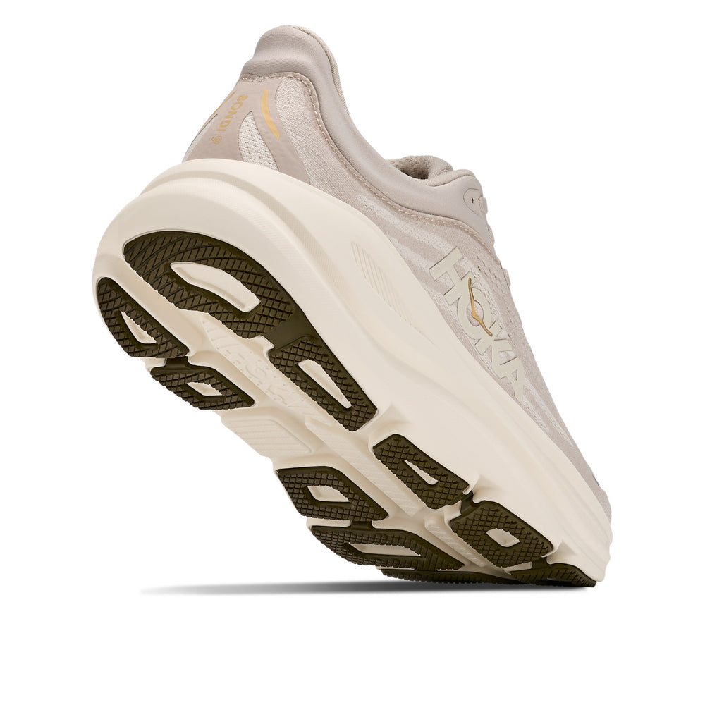Hoka Bondi 9 River Rock Grey Alabaster Women's Running Shoes 1162012-RRCK
