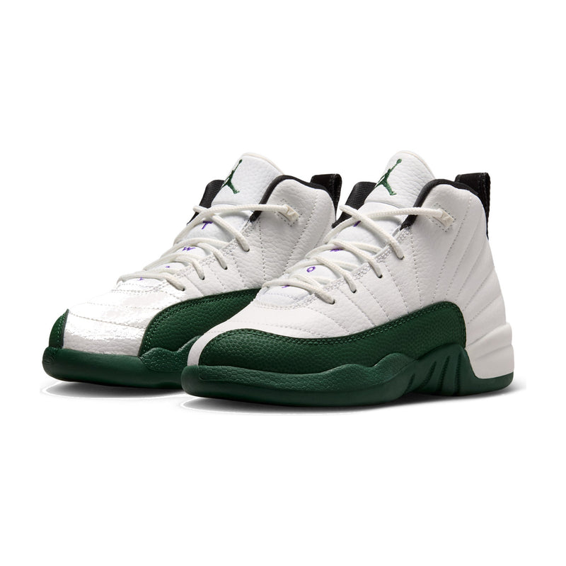 Jordan 12 Retro Bucks Little Kids' PS Sneakers 151186-103