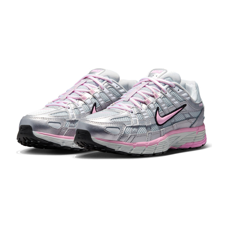 Nike P-6000 Pure Platinum/Metallic Silver/Black/Pink Women's Sneakers BV1021-020