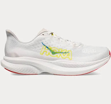 Hoka Mach 6 White Nimbus Cloud Men's Running Shoes