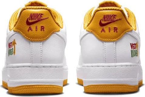 Nike Air Force 1 Low Retro QS White University Gold Sneakers FD039-100