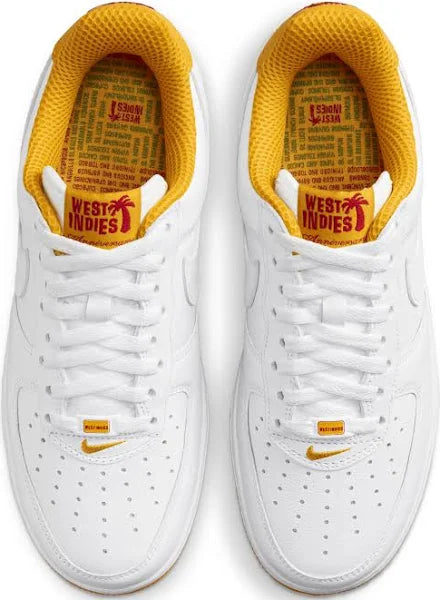 Nike Air Force 1 Low Retro QS White University Gold Sneakers FD039-100